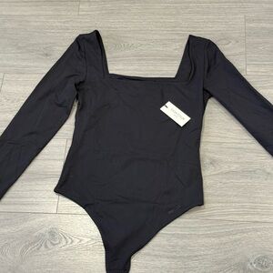 Black Long Sleeve Kids One Piece